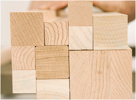 Unfinished Wood Squares